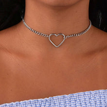 Load image into Gallery viewer, Hollow Heart Necklace