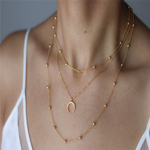 Round Circle Necklace