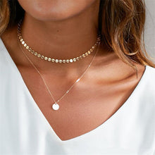 Load image into Gallery viewer, Gold Coin Necklace